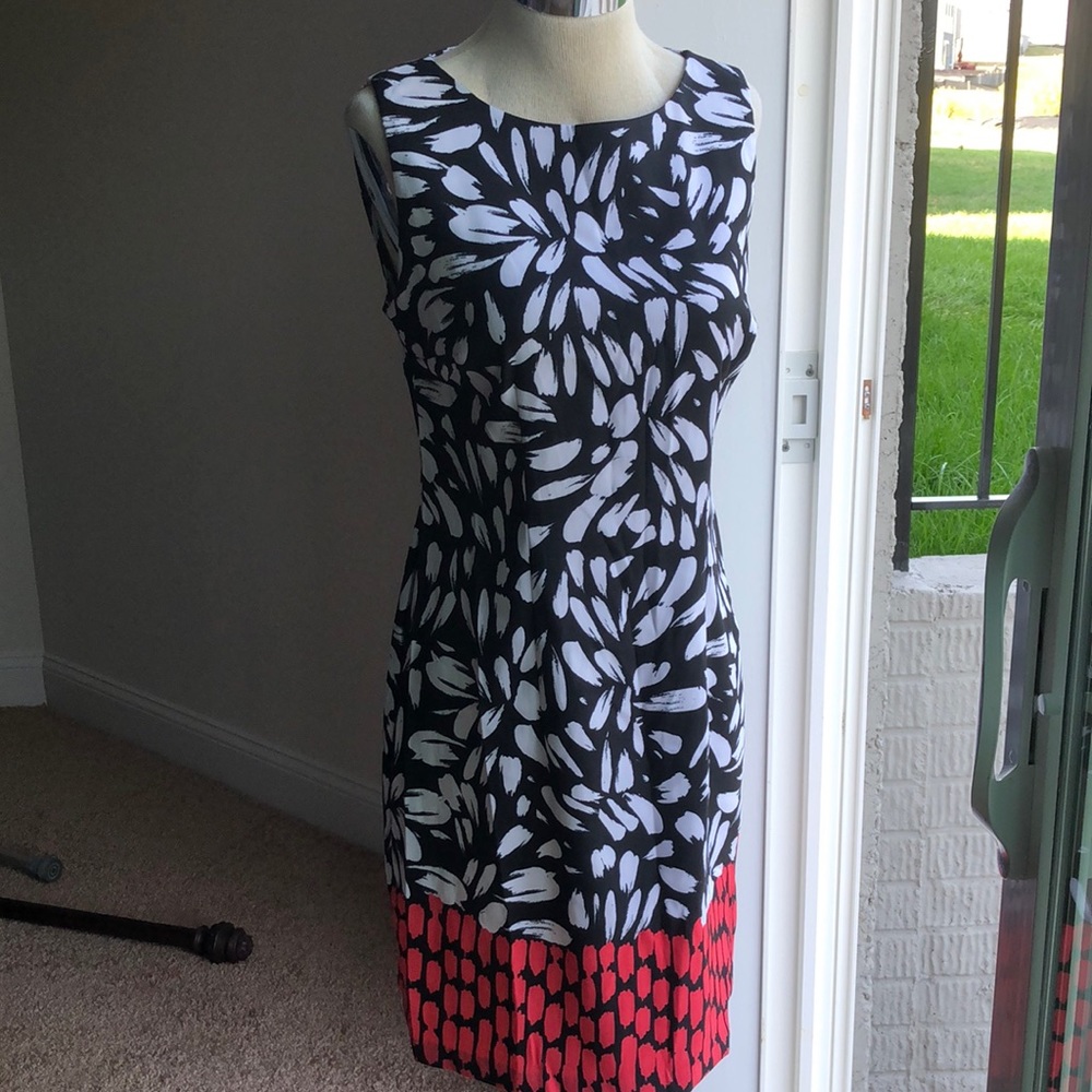 Beautiful Brush Strokes Sheath Dress